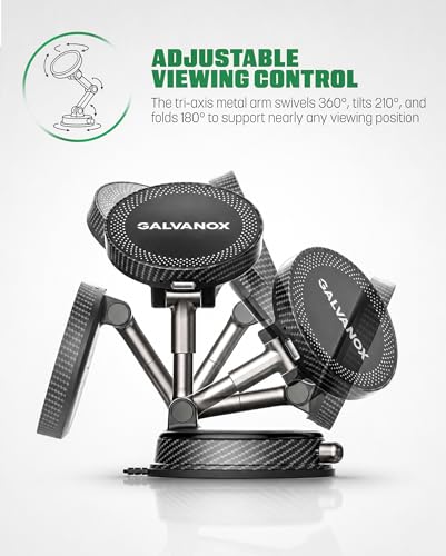 Galvanox™ X8-PRO Vacuum Suction Car Mount Wireless Charger for Samsung