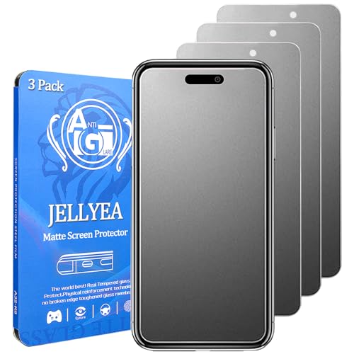 3 Pack Matte Tempered Glass for iPhone 15 / 15 Pro Matte Screen Protector | Anti-Glare Anti-Fingerprint Anti-Scratch Case Friendly Bubble Free for Apple iPhone 15 Pro/15,6.1" - size: iPhone 15 / 15 Pro - 6.1"