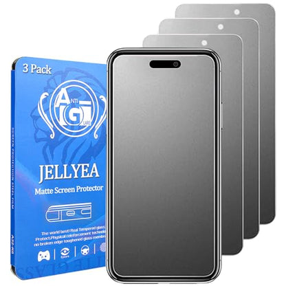 3 Pack Matte Tempered Glass for iPhone 15 / 15 Pro Matte Screen Protector | Anti-Glare Anti-Fingerprint Anti-Scratch Case Friendly Bubble Free for Apple iPhone 15 Pro/15,6.1" - size: iPhone 15 / 15 Pro - 6.1"
