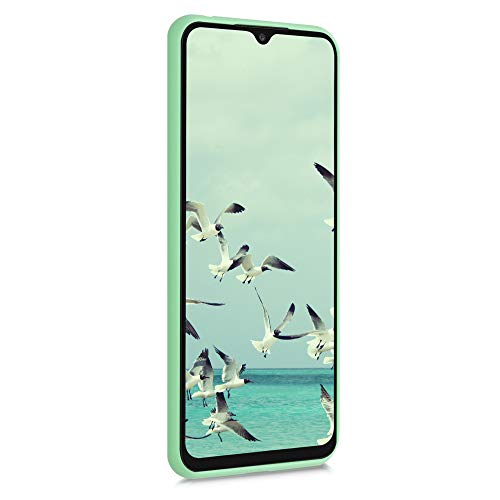 kwmobile Case Compatible with Xiaomi Redmi 9C Case - Soft Slim Protective TPU Silicone Cover - Mint Matte