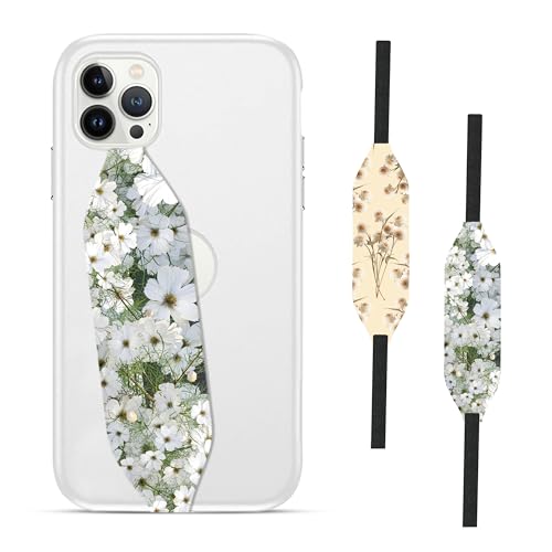 Switchbands Phone Grip Strap |Nature & Floral - color: Baby's Breath