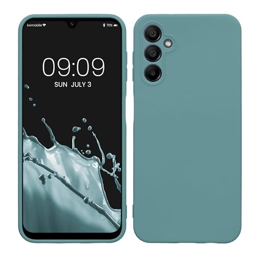 kwmobile Case Compatible with Samsung Galaxy A14 5G Case - Protective Slim TPU Phone Cover - Soft Matte Finish - Arctic Night - color: Arctic Night, size: Galaxy A14 5G