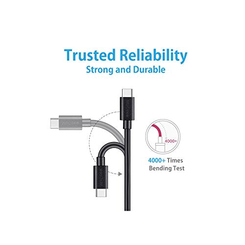 MaGeek USB A to USB C Cable 10ft, Super Long USB C Cable, Fast Charge USB-C - color: 1pc_10ft_Black