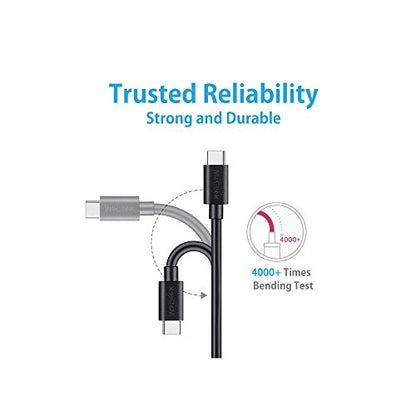 MaGeek USB A to USB C Cable 10ft, Super Long USB C Cable, Fast Charge USB-C - color: 1pc_10ft_Black