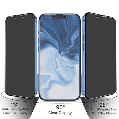 2 Pack Matte Privacy Screen Protector for iPhone 13 Pro Max/14 Plus - size: iPhone 13 Pro Max/14 Plus 6.7-Inch