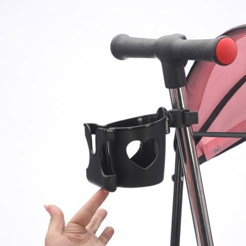 Easy Installation 2 in 1 Strollers Accessory Prams Cup Holder Bottle Organiser and Phone Mount for Busy
