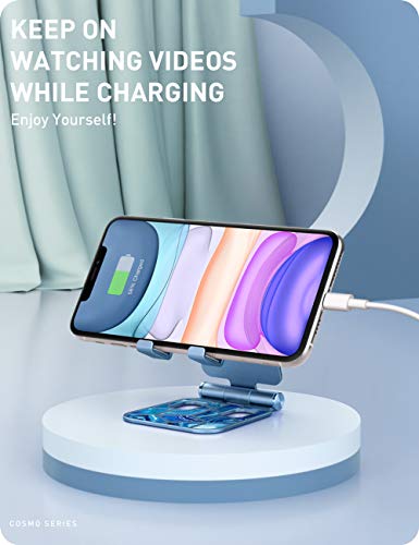 i-Blason Cell Phone Stand for Desk, Phone Holder fits All Phones, Ocean - color: Blue