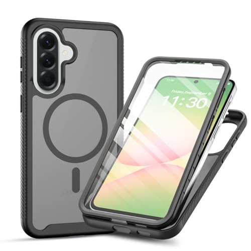 Magnetic Phone Case for Samsung Galaxy A57 5G, Black - color: Black