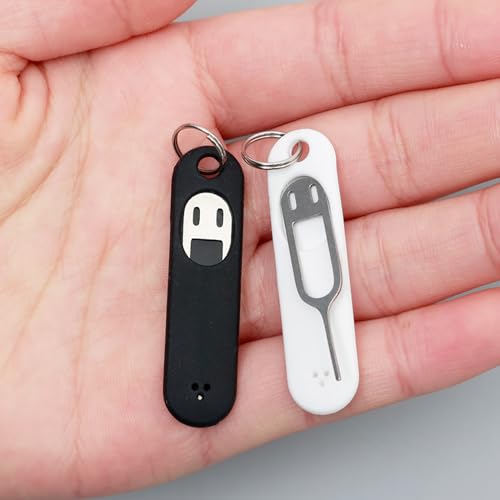 Card Tray Eject Pin Removal Tools Needle Opener-SIM Tray Ejector Case- Protector with Detachable Keychain