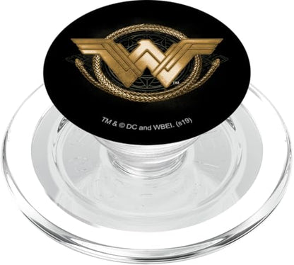 Wonder Woman Movie Golden Lasso Logo PopSockets PopGrip for MagSafe - style: Magnetic PopGrip