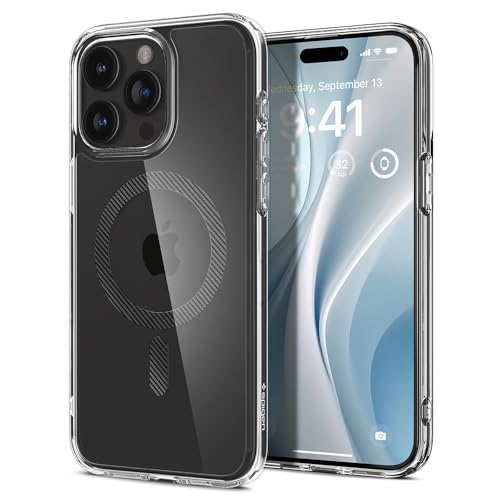 Spigen for iPhone 15 Pro Case, Ultra Hybrid MagFit [Anti-Yellowing] [Compatible with Magsafe] - Carbon Fiber - color: Carbon Fiber, size: iPhone 15 Pro
