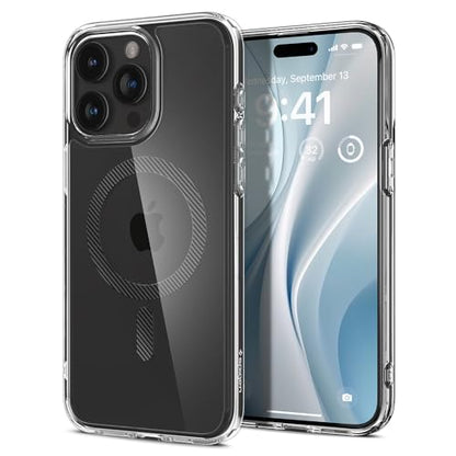 Spigen for iPhone 15 Pro Case, Ultra Hybrid MagFit [Anti-Yellowing] [Compatible with Magsafe] - Carbon Fiber - color: Carbon Fiber, size: iPhone 15 Pro