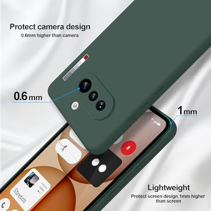 GiiYoon Silicone Case for Nothing Phone 4a, Green - color: Green, size: Nothing Phone 4a