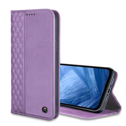 Wallet Case for Google Pixel 9/9 Pro 2024 6.3 inch - [Strong Magnetic] PU Leather Folio Flip Case with Card Holder Kickstand Protective Phone Cover - Purple - color: Purple, size: Google Pixel 9/9 Pro 6.3"