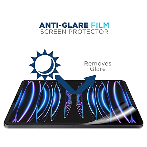 Tech Armor for iPad Pro 11 (2020, 2018), Anti-Glare Screen Protector 2 Pack