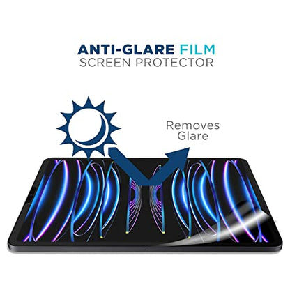 Tech Armor for iPad Pro 11 (2020, 2018), Anti-Glare Screen Protector 2 Pack