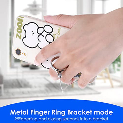 Cobee Cell Phone Ring Straps, 4 Pcs Cellphone Finger Holders Loop Charm