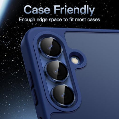 JETech Camera Lens Protector for Samsung Galaxy S25, Navy, 1 Set - color: Navy
