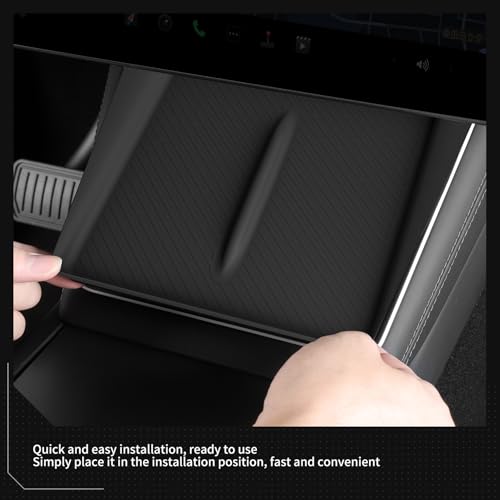 LUCKEASY Center Console Protective Mat for Tesla Model Y Juniper 2025 2026 - size: Classic Style - Model Y Juniper 2025 2026