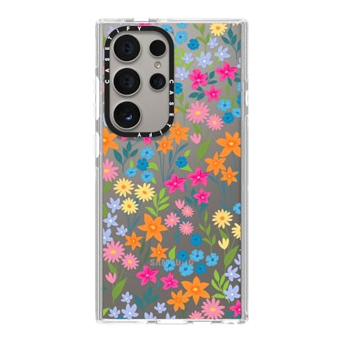 CASETiFY for Galaxy S24 Ultra Case - Impact Clear | Not Yellowing | 6.6 ft. Drop Protection | bright spring flowers - daisy floral pattern | Clear - color: bright spring flowers - daisy floral pattern, size: Galaxy S24 Ultra