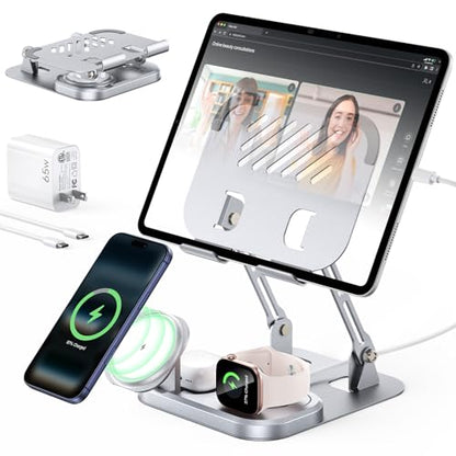 Meifigno 65W 5 in 1 Wireless Charging Station for Apple Multiple Devices