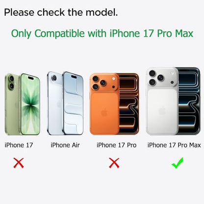 Battery Case for iPhone 17 Pro Max, Upgraded 12000mAh Pack Rechargeable Charger Case with Wireless Charging Compatible for iPhone 17 Pro Max (6.9 inch) External Battery Charging Cover (Black) - size: iPhone 17 Pro Max-Black