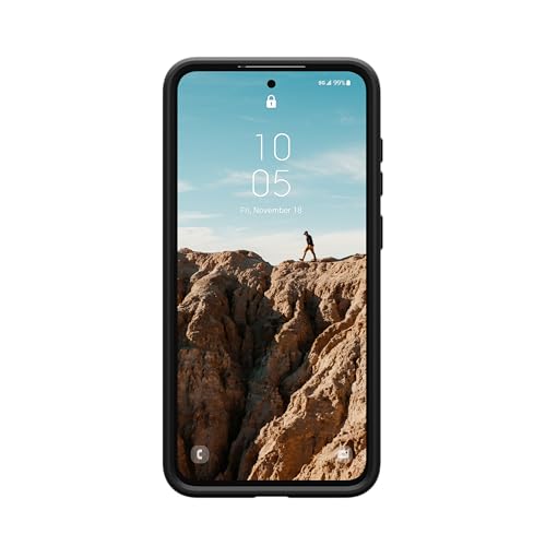 URBAN ARMOR GEAR UAG Designed for Samsung Galaxy S25 FE Case Civilian - Magnetic Charging Compatible Rugged Military Grade MIL-STD Protective Cover, Black - color: Civilian - Black