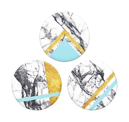 PopSockets PopMinis: Mini Grips for Phones & Tablets (3 Pack) - Marble Glam