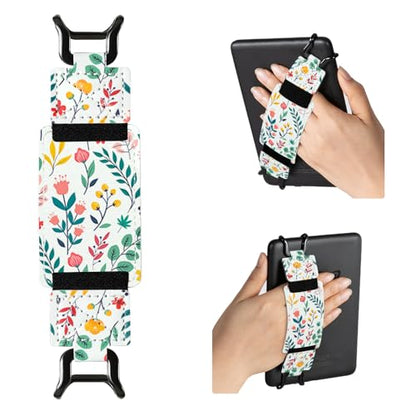 CoBak Secure Hand Strap for Ebook Reader - Versatile and Lightweight - color: Garden Parade-1 Pack
