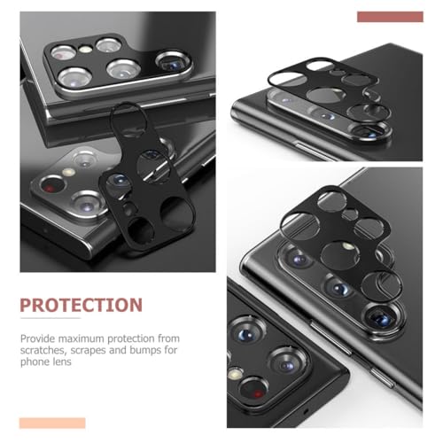 VILLCASE 4pcs 4pcs Camera Lens Protectors for Ultra Rear Camera Cover Anti-scratch Hardness Phone Lens Films with Accurate Fit and Practical Protection