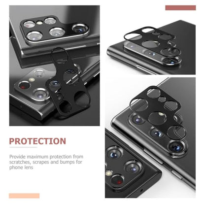 VILLCASE 4pcs 4pcs Camera Lens Protectors for Ultra Rear Camera Cover Anti-scratch Hardness Phone Lens Films with Accurate Fit and Practical Protection