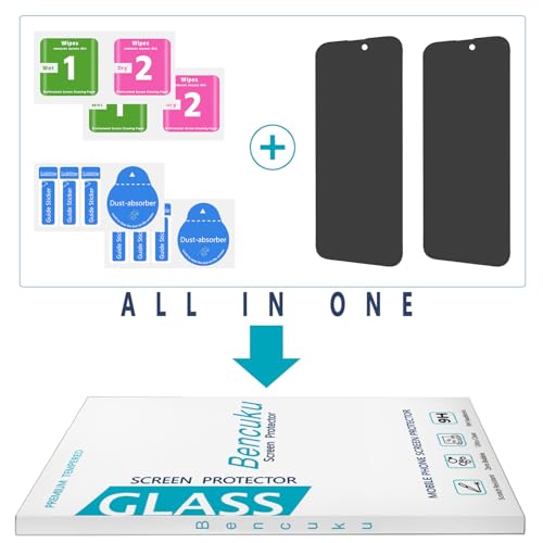 2 Pack Matte Privacy Screen Protector for iPhone 15, iPhone 15 Pro - size: iPhone 15/15 Pro 6.1-Inch