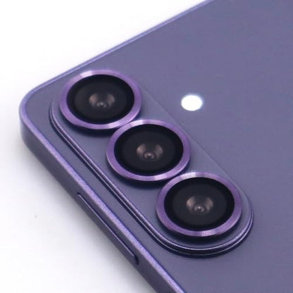 for Samsung Galaxy S26 / S26 Plus Camera Lens Protector Metal Ring Tempered Glass Lens Cover Accessories (Violet) - color: Violet