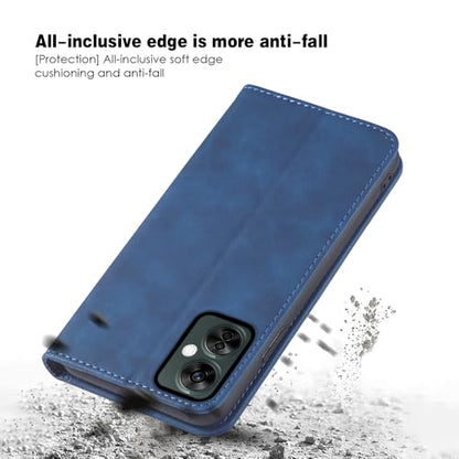 Asuwish Flip Wallet Phone Case for OnePlus Nord N30 5G/CE 3 Lite with Tempered Glass Screen Protector Magnetic Closure Folio Cover Credit Card Holder Slot Stand Oppo K11x/One Plus 1 1+ N 30/CE3 Blue - color: Blue