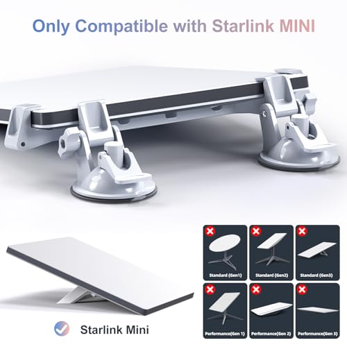 Starlink Mini Car Mount for Dashboard, Star-Link Mini Dash Mount