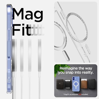 Spigen for iPhone 16 Plus Case, Ultra Hybrid MagFit [Anti-Yellowing] [Compatible with Magsafe] - Clear - color: Clear, size: iPhone 16 Plus