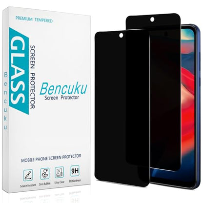 2 Pack Privacy Screen Protector for Motorola Moto G Play 2023 - color: Black-Moto G Play 2023