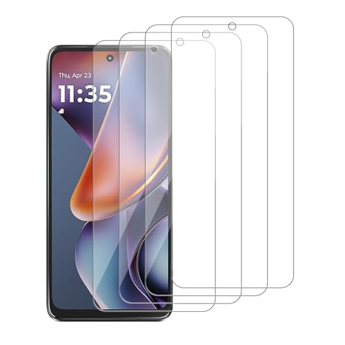4 Pack Glass Screen Protector Compatible for Motorola Moto G 5G (2026/2025) / XT2613 / XT2513 [9H Hardness]-HD Screen Tempered Glass, Scratch Resistant,Easy Install [Case Friendly] - size: Moto G (2026/2025)