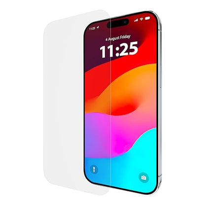 Case-Mate iPhone 15 Pro Screen Protector - 6.1 Inch - Anti-Scratch Tempered Glass with Shatter Protection - Durable 9H Glass with Touch Sensitivity, Ultra High Clarity, Case Friendly, Easy to Apply - size: iPhone 15 Pro