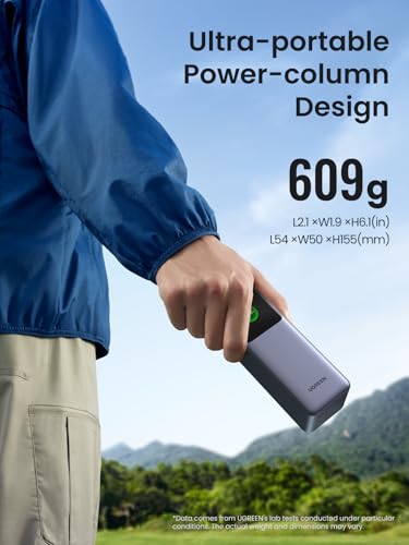 UGREEN Nexode 25000mAh 200W PD 3.1 TFT 3-Port Power Bank