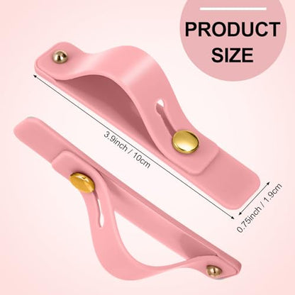 Weewooday 15 Pcs Phone Grip Strap Telescopic Finger Strap Stand,Pink - color: Pink
