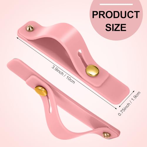 Weewooday 15 Pcs Phone Grip Strap Telescopic Finger Strap Stand,Pink - color: Pink