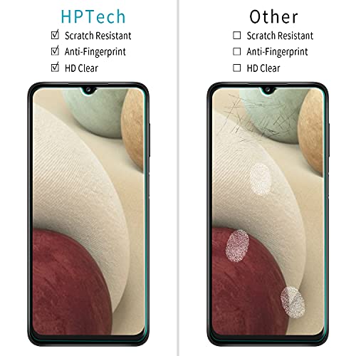 2 Pack Screen Protector for Samsung Galaxy A12 Tempered Glass - color: Clear