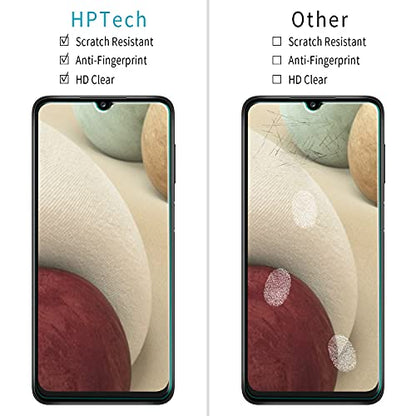 2 Pack Screen Protector for Samsung Galaxy A12 Tempered Glass - color: Clear