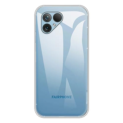 Protective Case for Fairphone 5 - Clear | 6.46" Slim Shockproof Bumper Back Cover Anti-Scratch Flexible TPU Shell, Grip-Friendly - color: Transparent