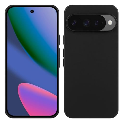 TENOC Phone Case for Google Pixel 10 & Google Pixel 10 Pro, Black Case Anti-Fingerprint Protective Bumper Matte Cover for 6.3 Inch - color: Black, size: Pixel 10 / Pixel 10 Pro