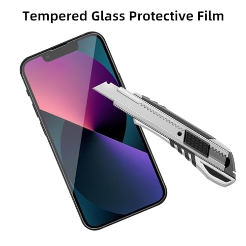 4 Pack Glass Screen Protector Compatible for iPhone 13 mini [5.4 Inch] [9H Hardness]-HD Screen Tempered Glass, Scratch Resistant,Easy Install [Case Friendly] - size: iPhone 13 mini