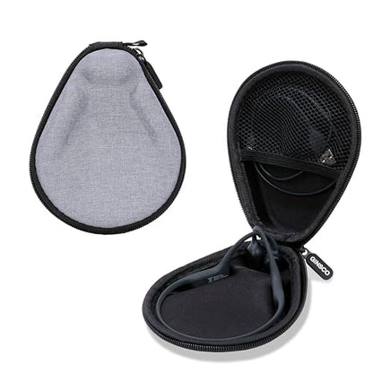 Ginsco Universal Bone Conduction Headphone Case Compatible with SHOKZ New OpenRun Pro 2/Pro 2 Mini/OpenRun/OpenSwim Open-Ear Sport Headphones, Compatible with Raycon/MRYTKY/CXK/Ogogrs etc (Gray) - color: Gray