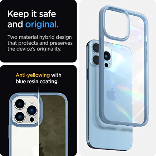 Spigen for iPhone 13 Pro Case, Ultra Hybrid [No Magnet Ring][Anti-Yellowing] - Sierra Blue - color: Sierra Blue, size: iPhone 13 Pro
