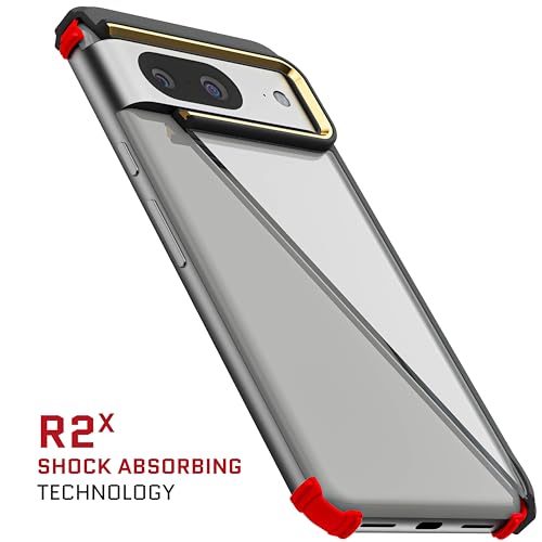 Ghostek Covert Clear Pixel 8 Case - Shockproof Silicone, Compatible with Wireless Charging, Slim Protective Phone Cover (6.2 Inch, Black) - color: Black [Limited Edition], size: Pixel 8